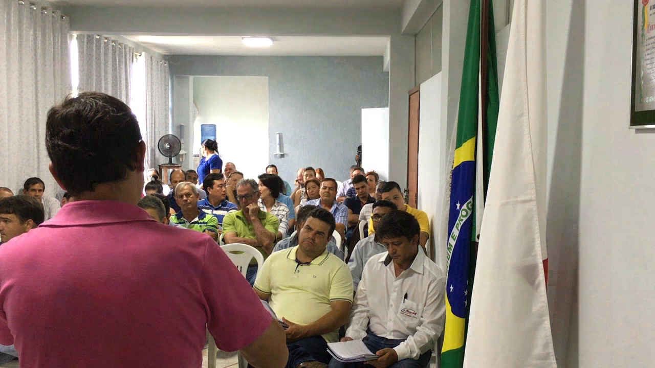 PRODUTORES RURAIS se reúnem com secretário de fazenda. Assunto: DITR