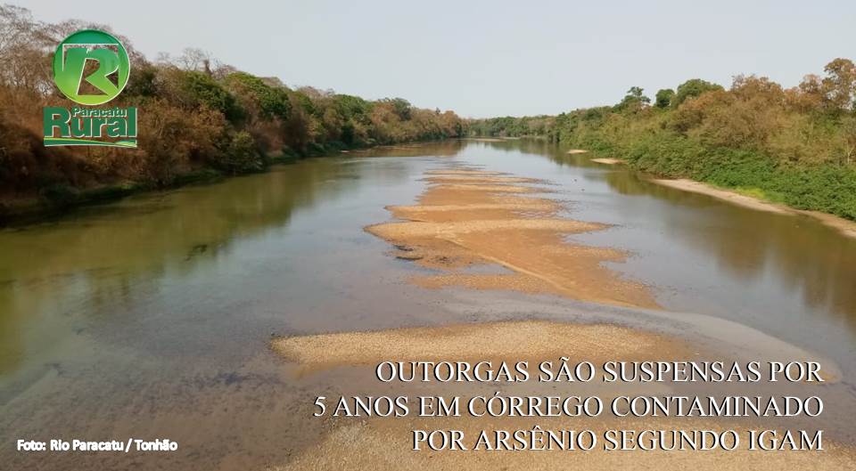 Retrospectiva 2020 - Outorgas São Suspensas Por 5 Anos Em Córrego Contaminado Por Arsênio Segundo Igam