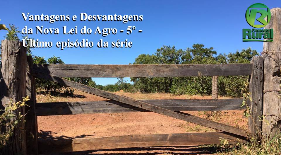 Retrospectiva 2020 - Vantagens e Desvantagens da Nova Lei do Agro