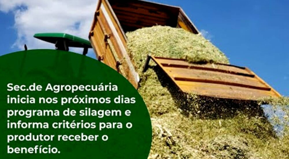Secretaria de Agropecuária inicia programa de SILAGEM e informa critérios ao produtor