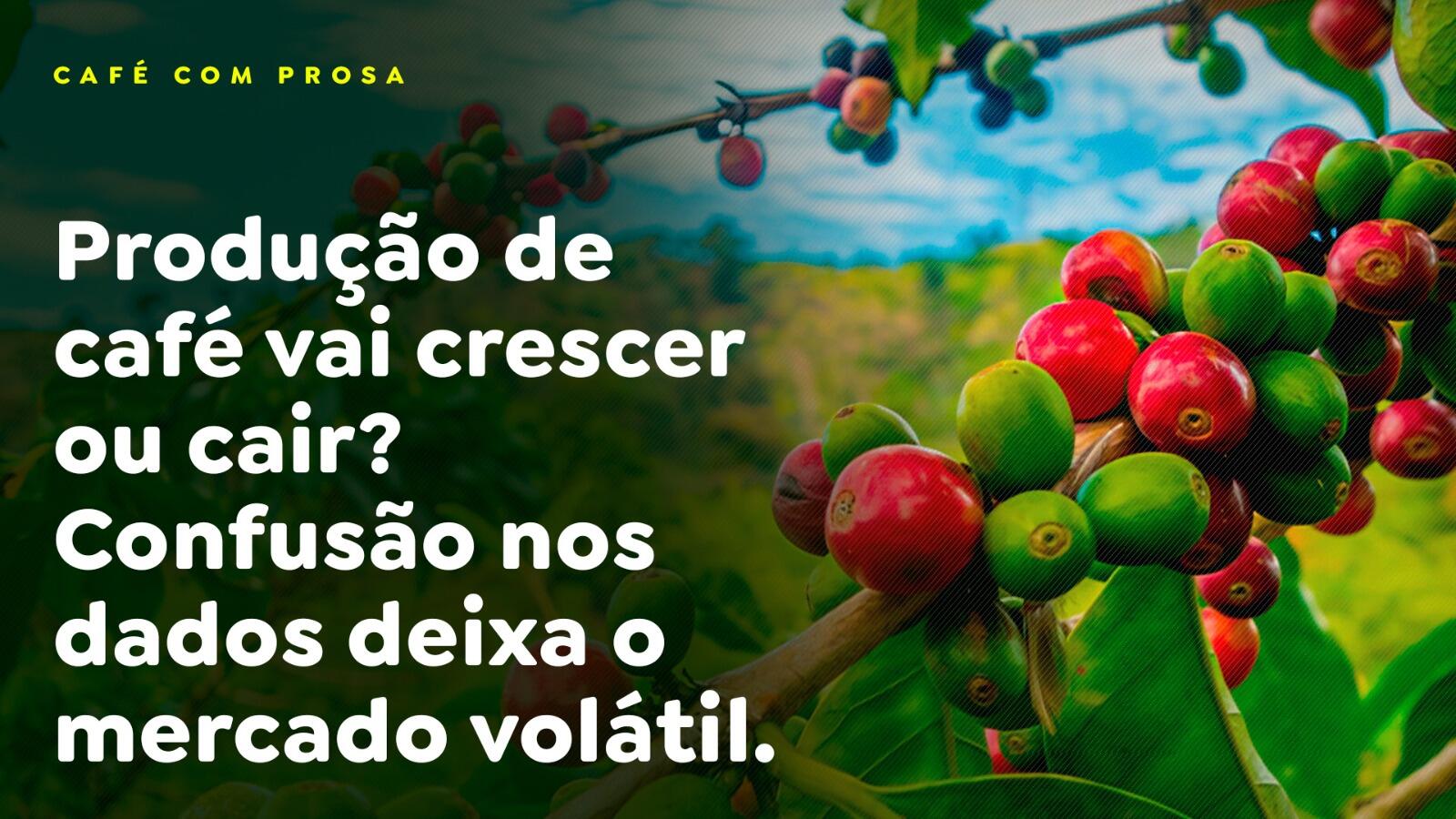 Produção de café vai crescer ou cair? Confusão nos dados deixa o mercado volátil