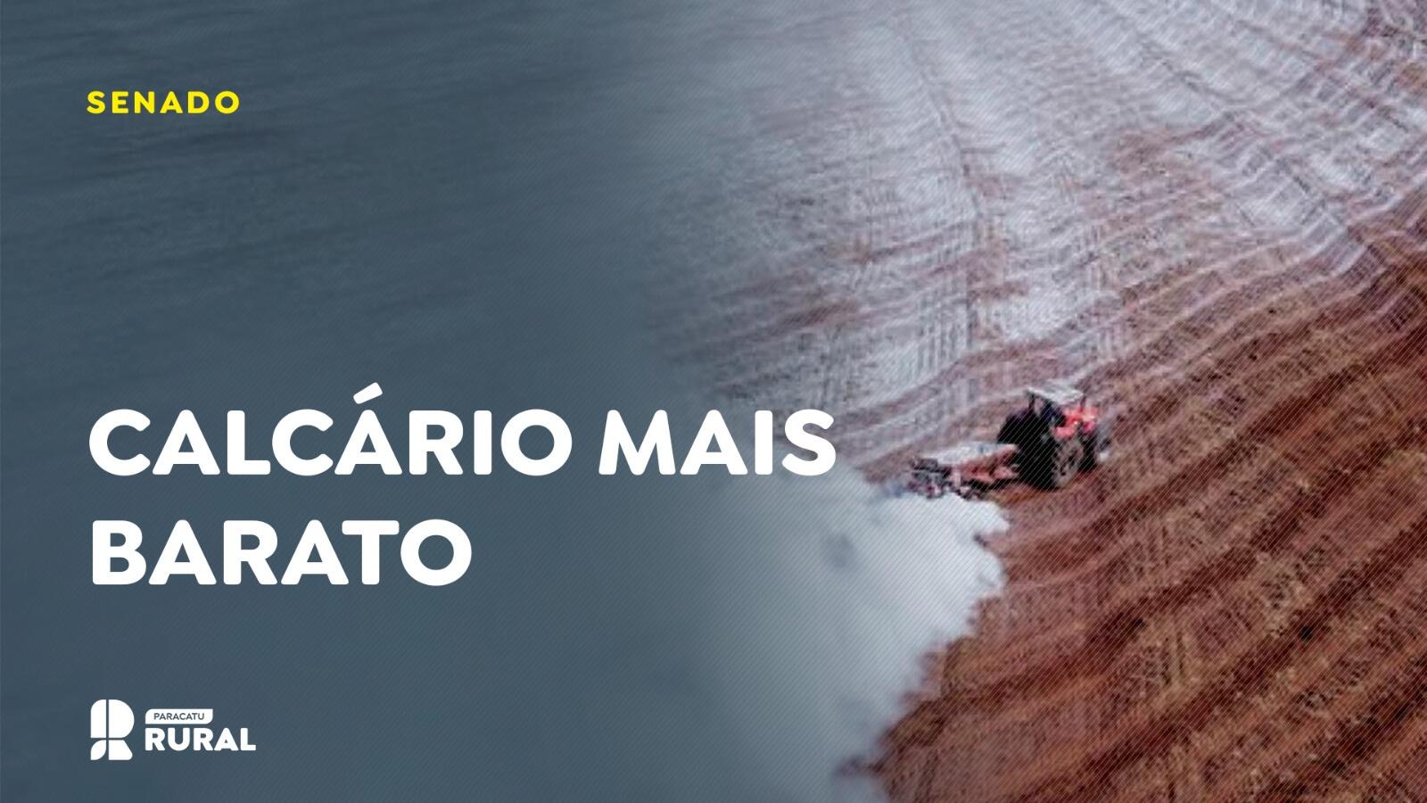 Calcário para uso agrícola deve ficar mais barato