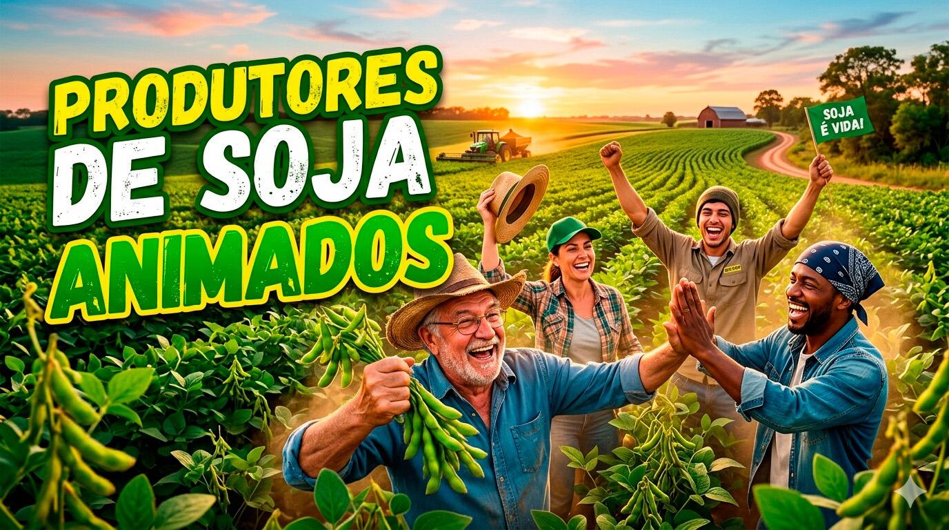 Produtores de soja animados; relatório do USDA indica bons preços