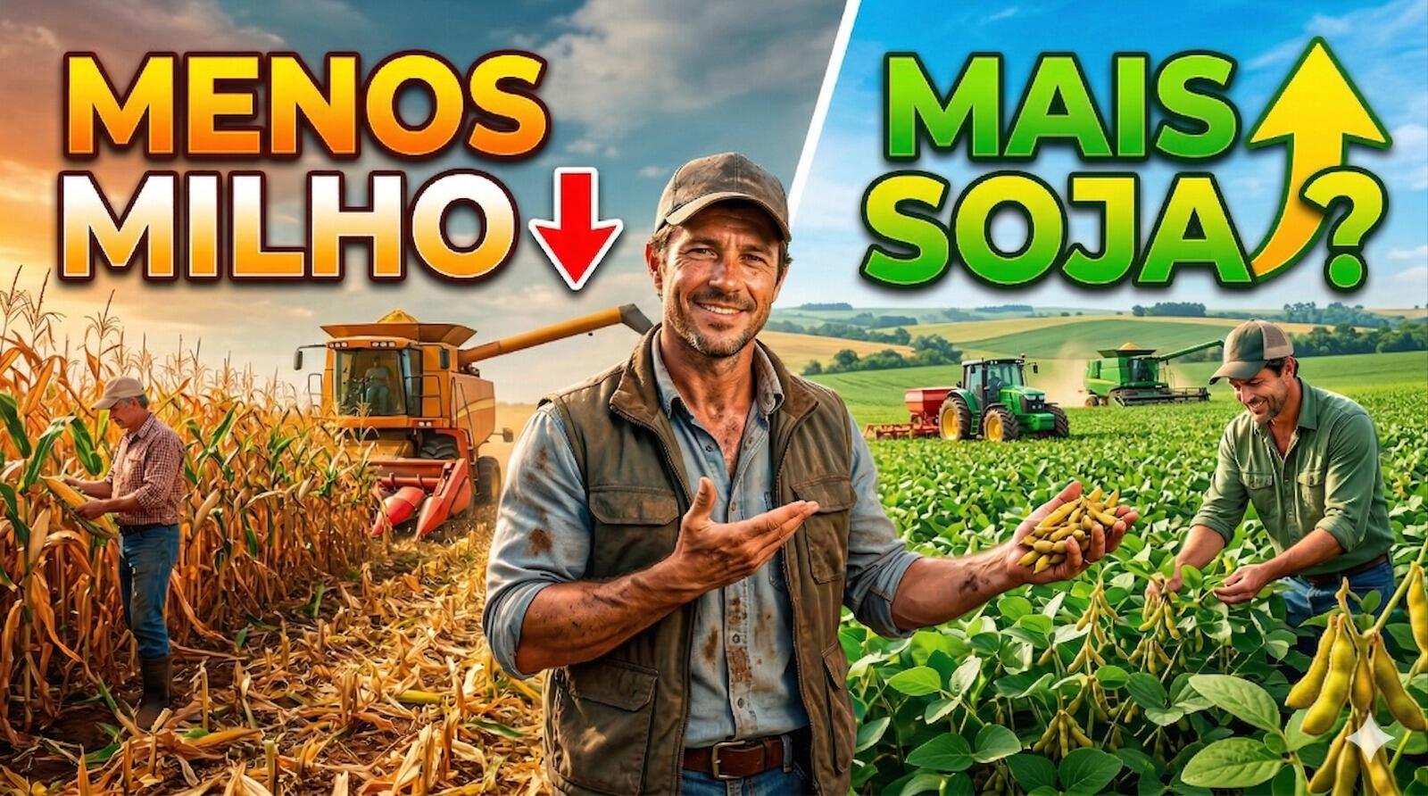 Menos Milho, Mais Soja? A decisão dos produtores diante da crise global de fertilizantes