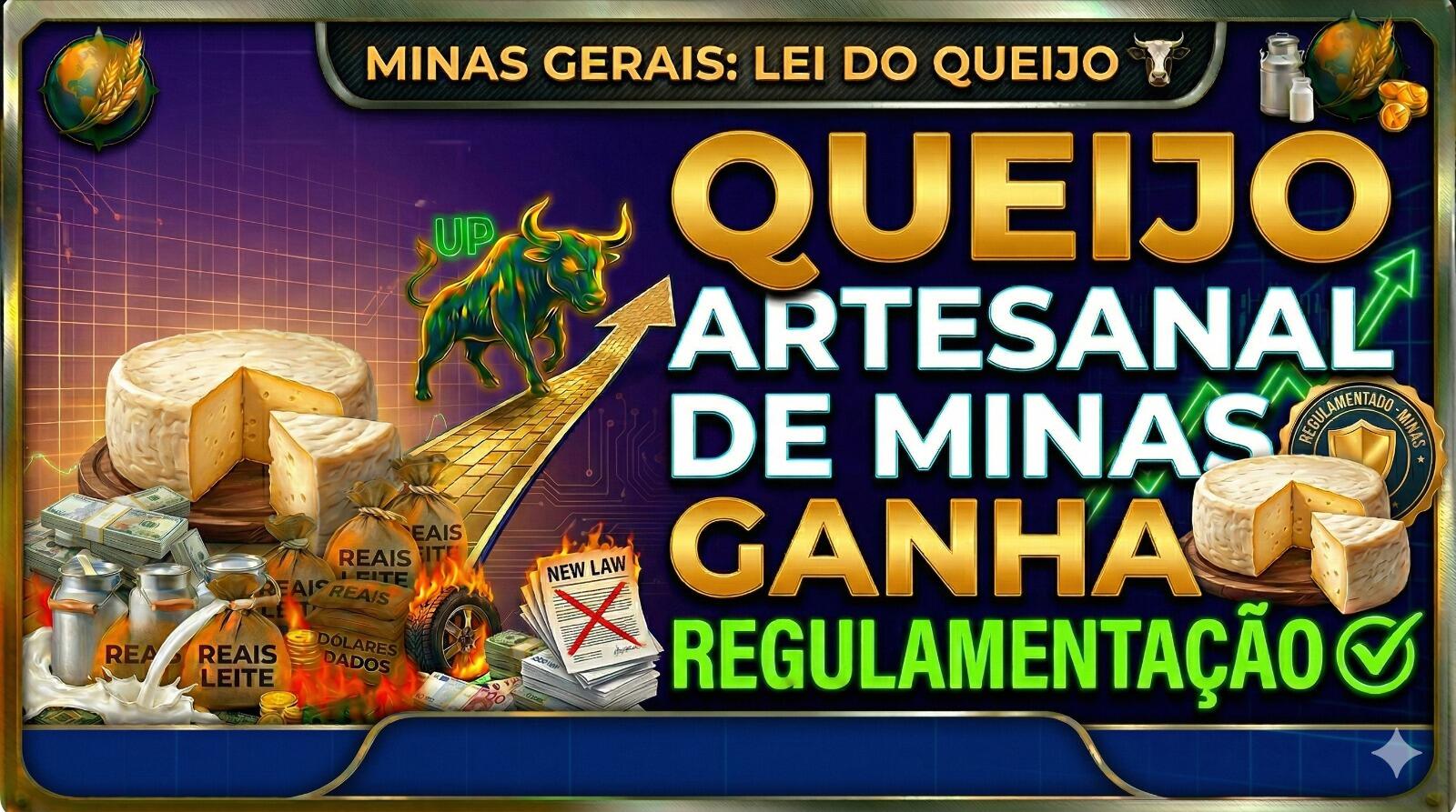 Queijo artesanal de Minas ganha regulamentação