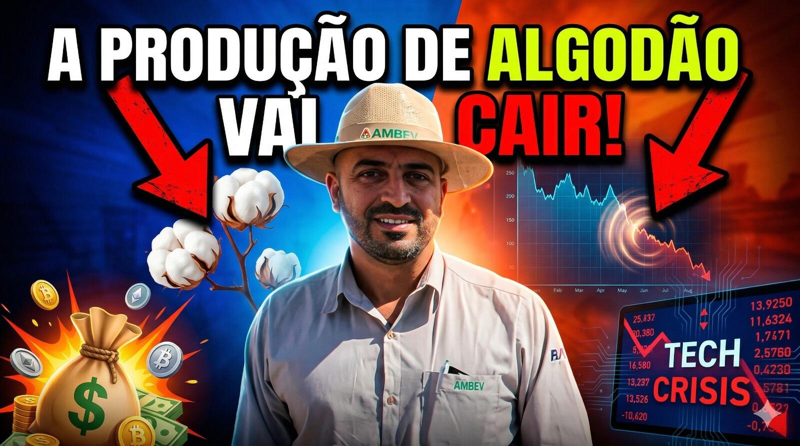Produção de algodão vai cair no Brasil?