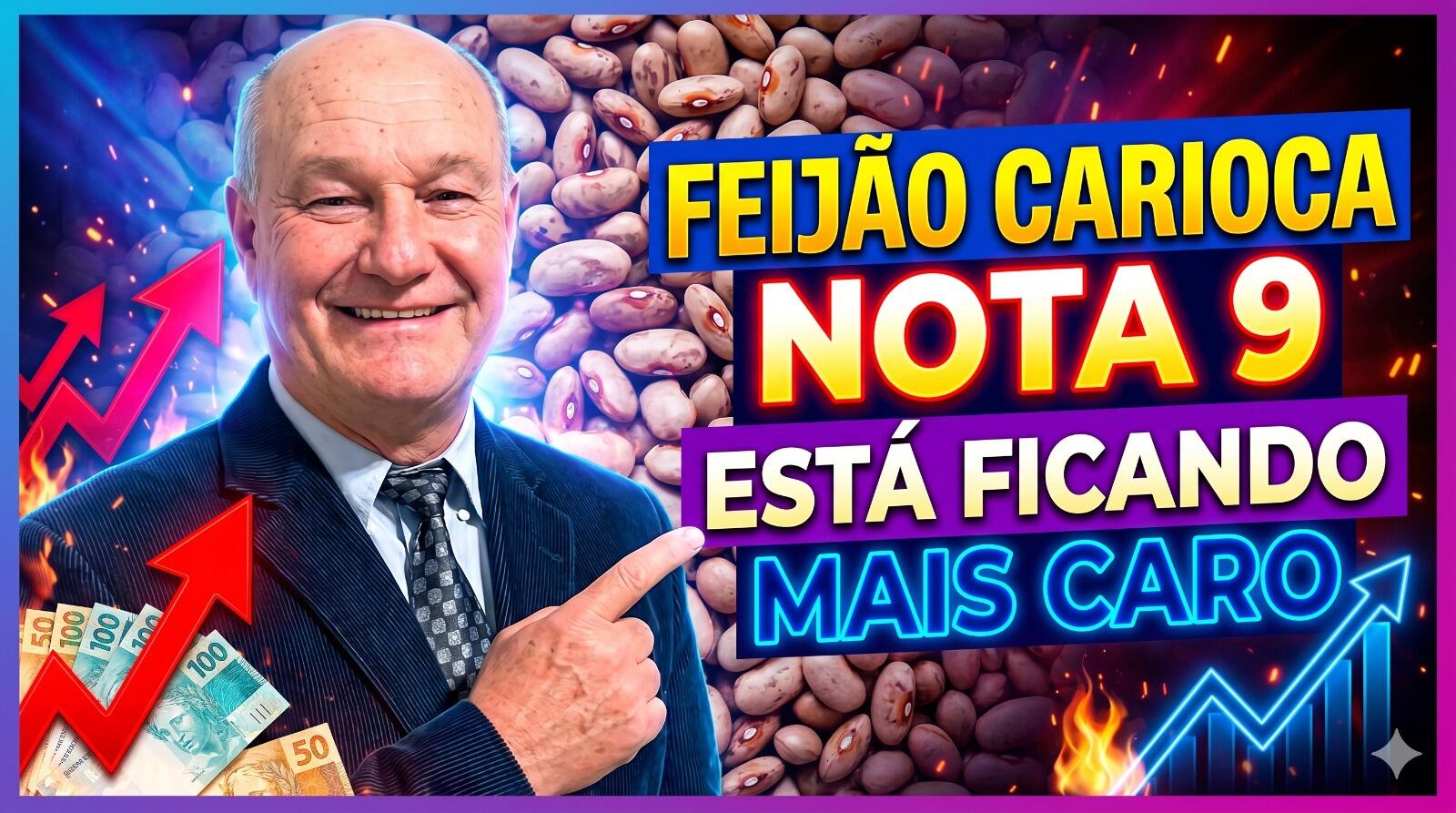 Feijão carioca nota 9 está ficando mais caro; entenda o motivo