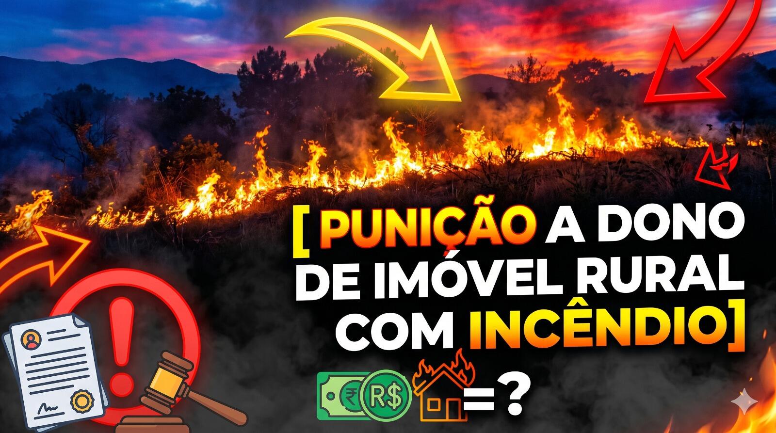 Punição a dono de imóvel rural com incêndio involuntário pode ser impedida