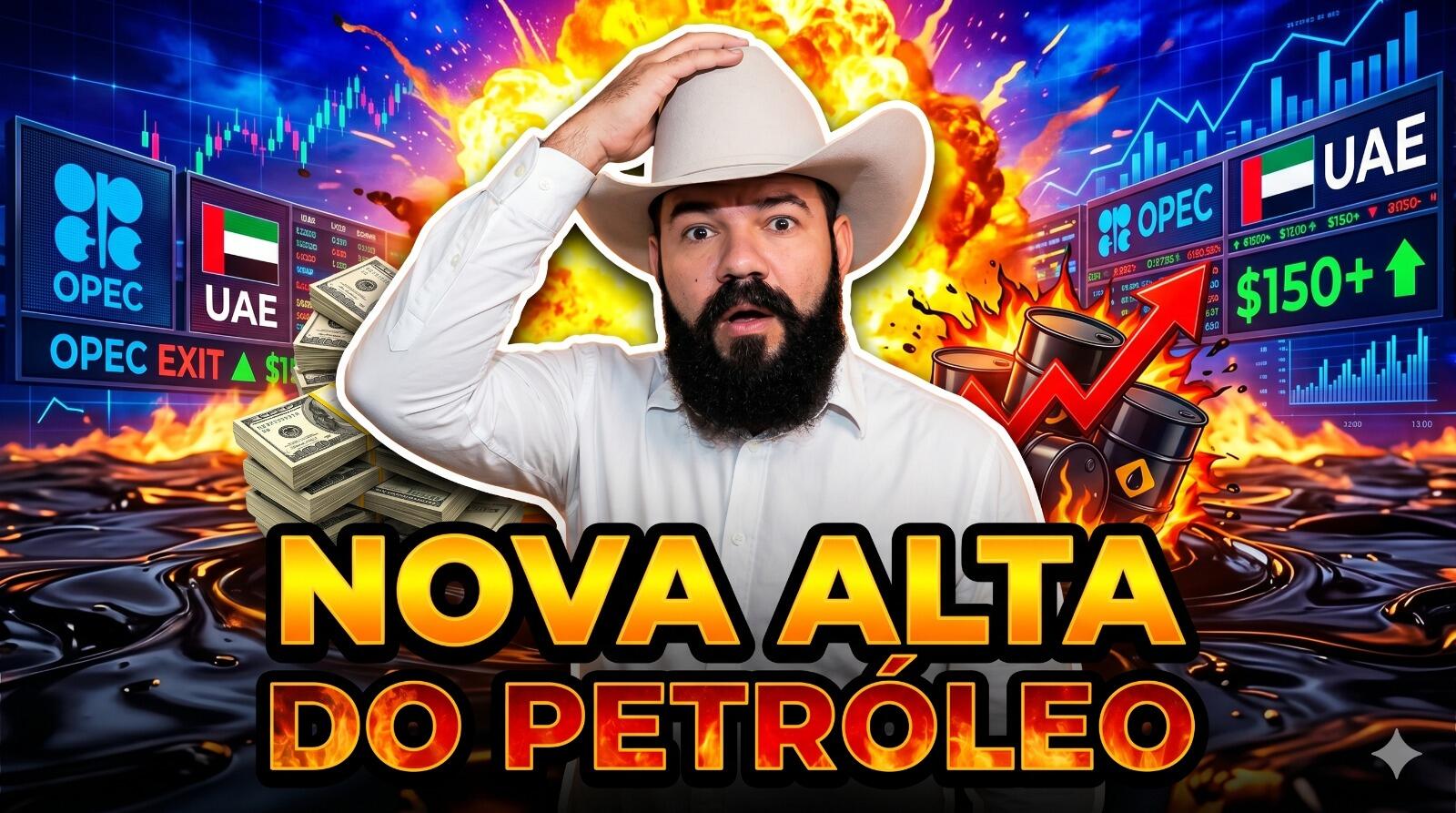 Saída dos Emirados Árabes da Opep provoca nova alta do petróleo