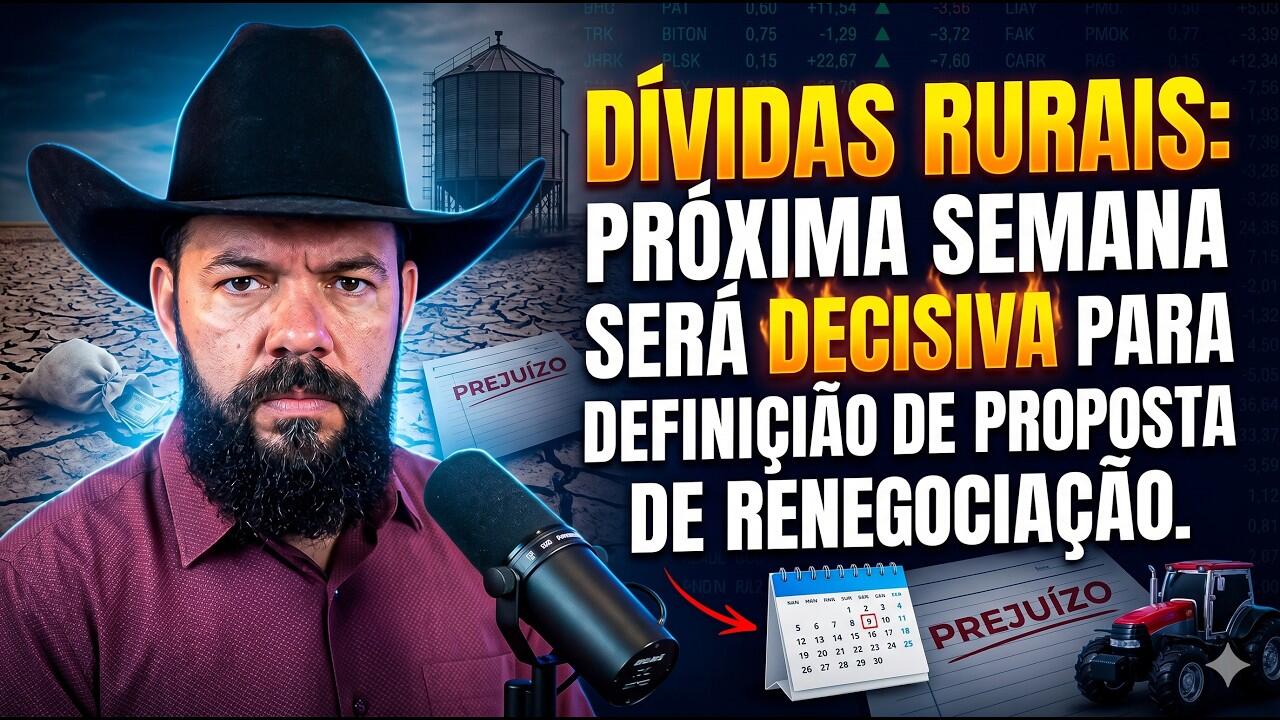 Dívidas rurais: próxima semana será decisiva para definição de proposta de renegociação