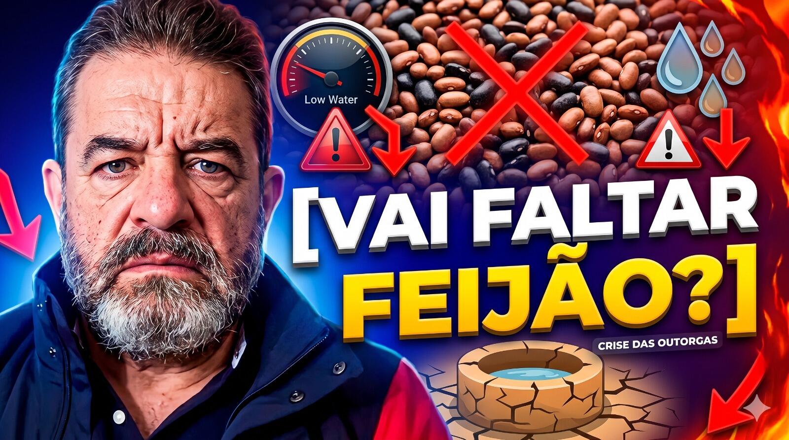 Vai faltar Feijão? Entenda a crise das outorgas de água que ameaça a safra irrigada