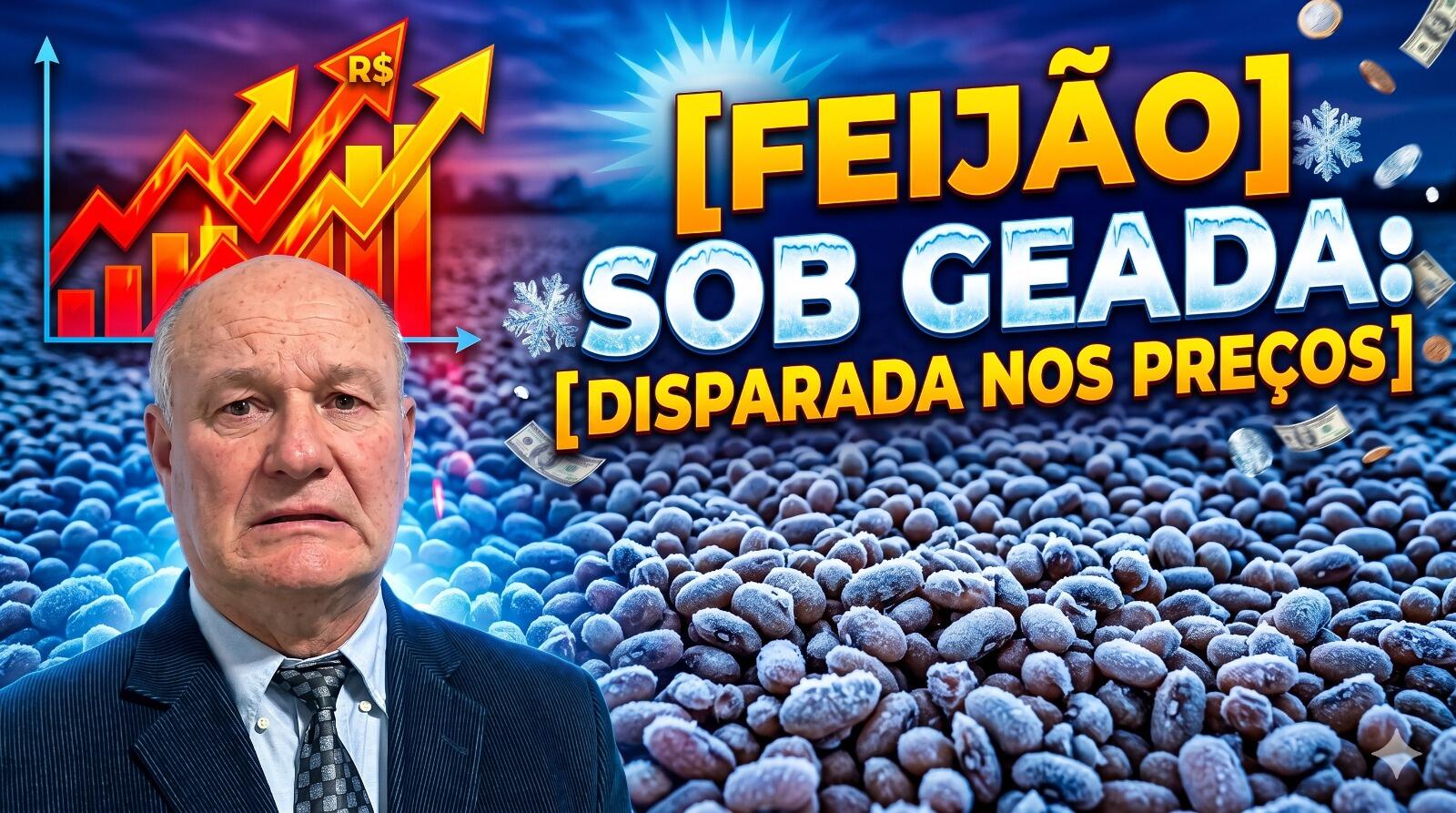 Feijão sob geada: O impacto do frio no Paraná e a disparada nos preços