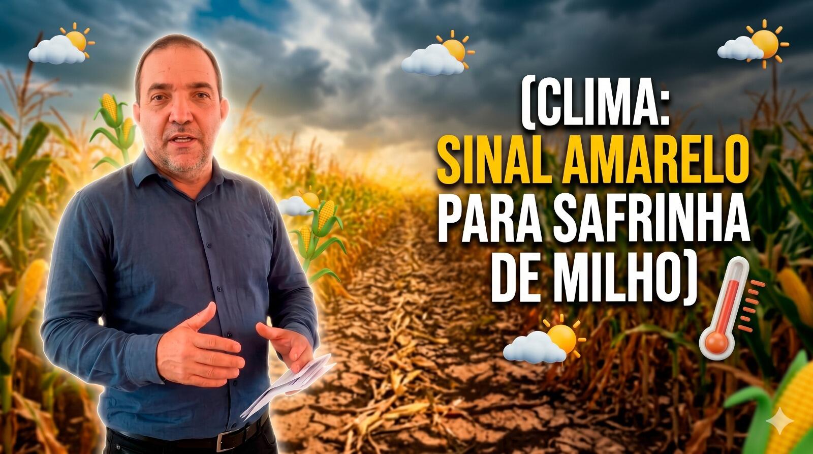 Clima: Corte nas chuvas no Centro-Norte acende sinal amarelo para Safrinha de milho