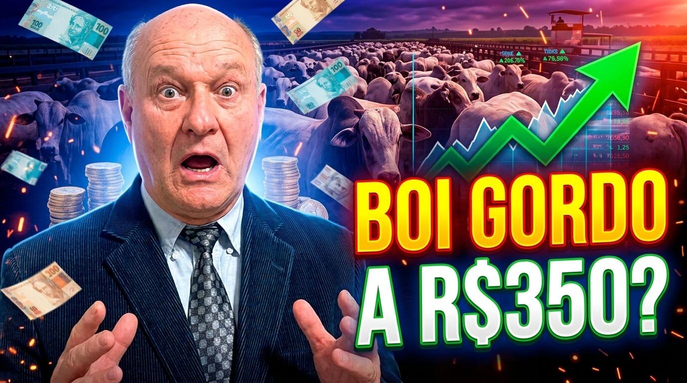 Boi Gordo a R$ 350? Mercado paulista enrosca e exportação bate 230 mil toneladas