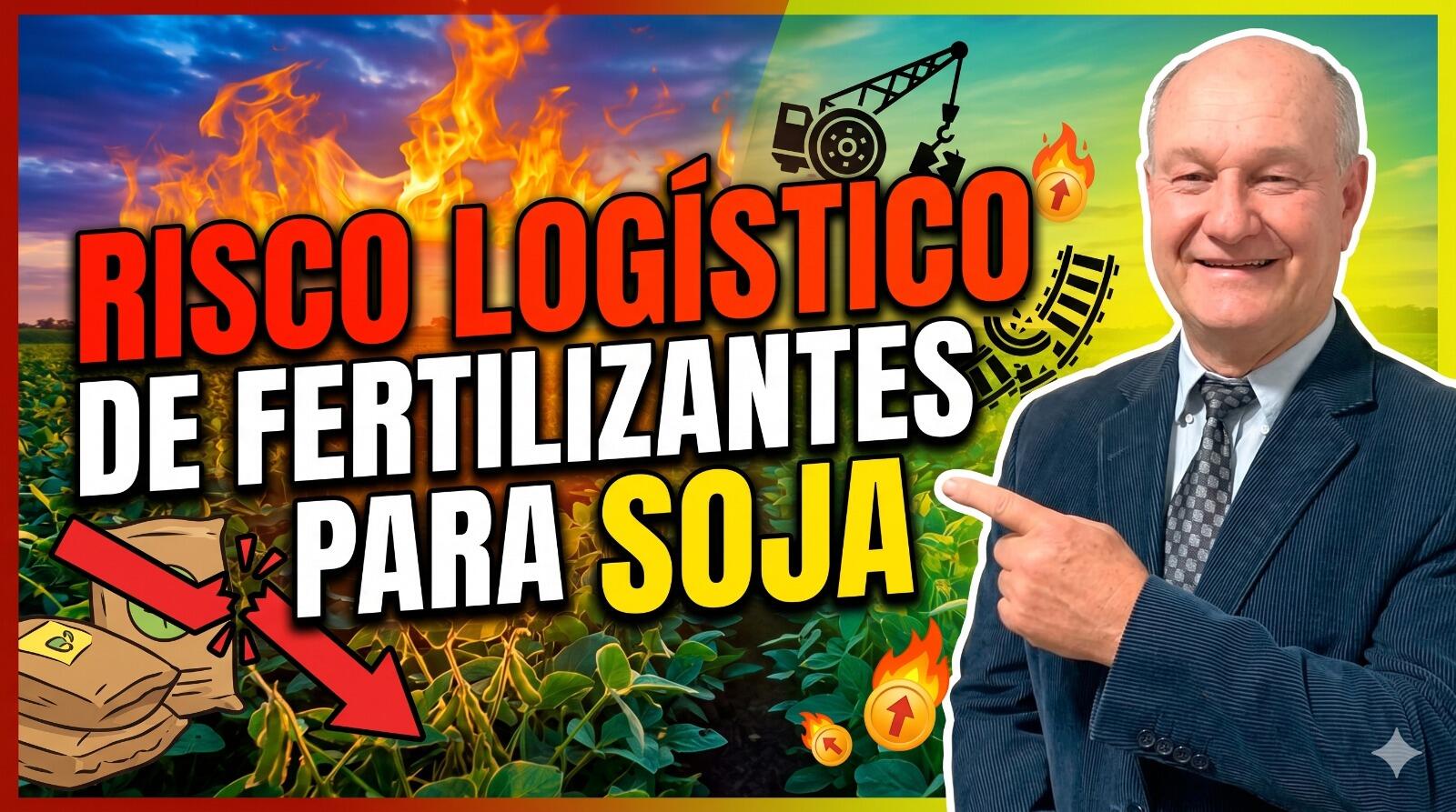 Atenção Produtor:  Risco logístico de fertilizantes para a nova safra de soja