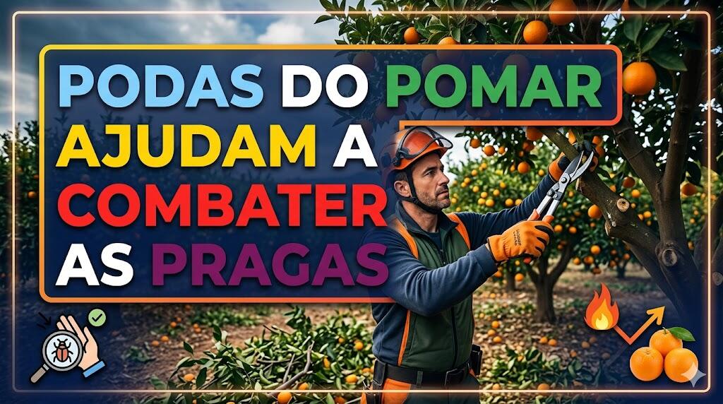 As podas do pomar ajudam a combater as pragas?