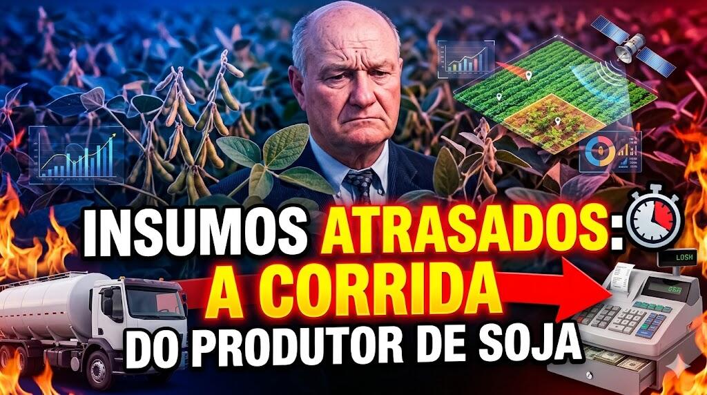 Insumos Atrasados: A corrida do produtor de soja para garantir a próxima safra