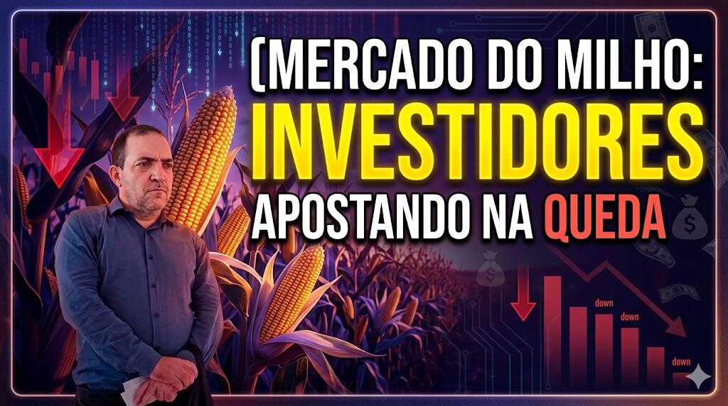 Mercado do milho: Por que os grandes investidores estão apostando na queda do cereal?