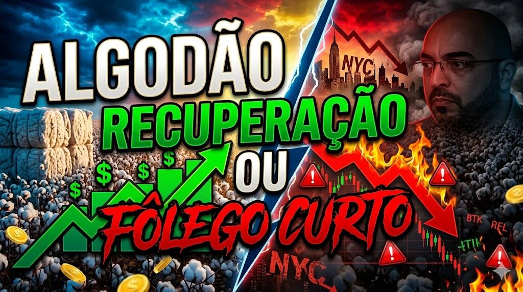 Algodão em Nova York: Recuperação à vista ou fôlego curto após quedas consecutivas?