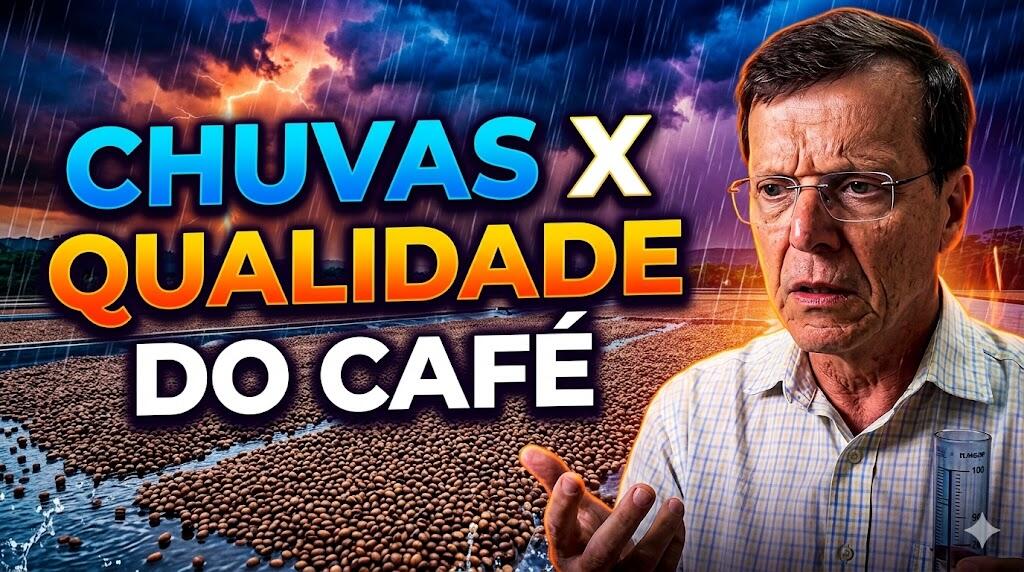 Chuva no terreiro: O risco para a qualidade do café