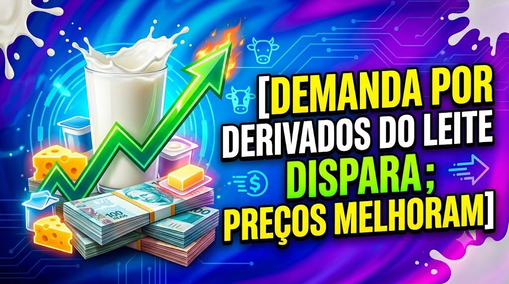Demanda por derivados do leite dispara; preços melhoram