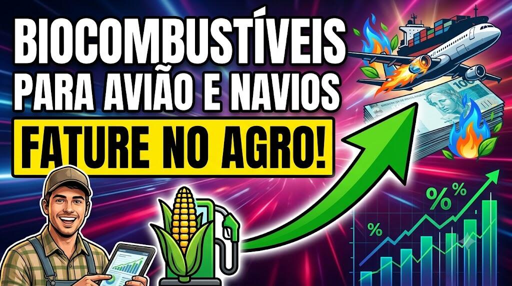 Como o agro pode faturar no setor de biocombustíveis para avião e navios.