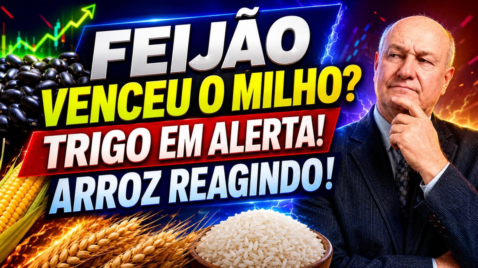 Feijão tomando lugar do milho? Pior Safra de Trigo vai impactar o Brasil!