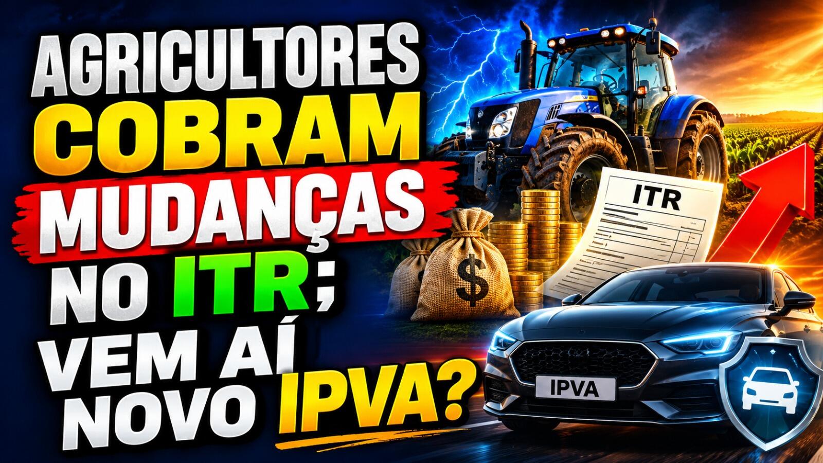 Agricultores cobram mudanças no ITR; vem aí novo IPVA?