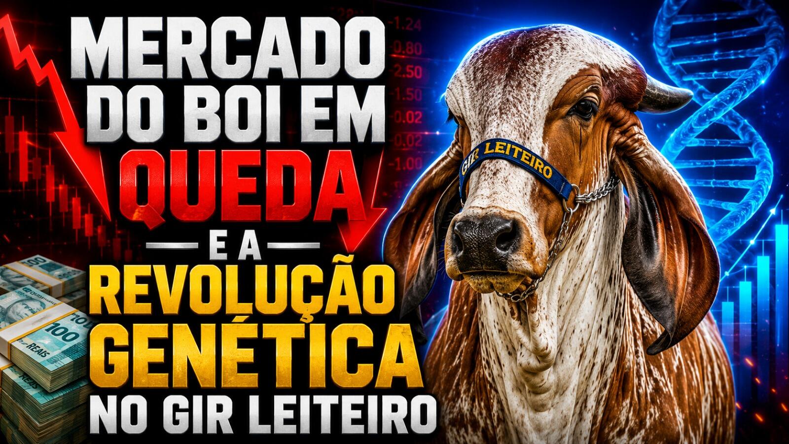 Mercado do Boi em Queda e a Revolução Genética no Gir Leiteiro