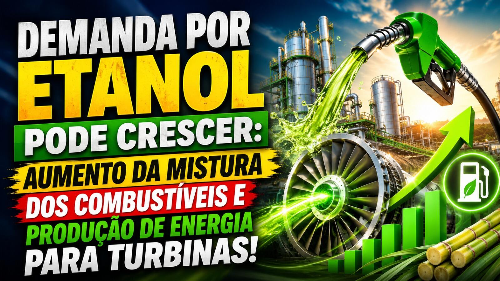 Demanda por etanol pode crescer: aumento da mistura dos combustíveis e produção de energia