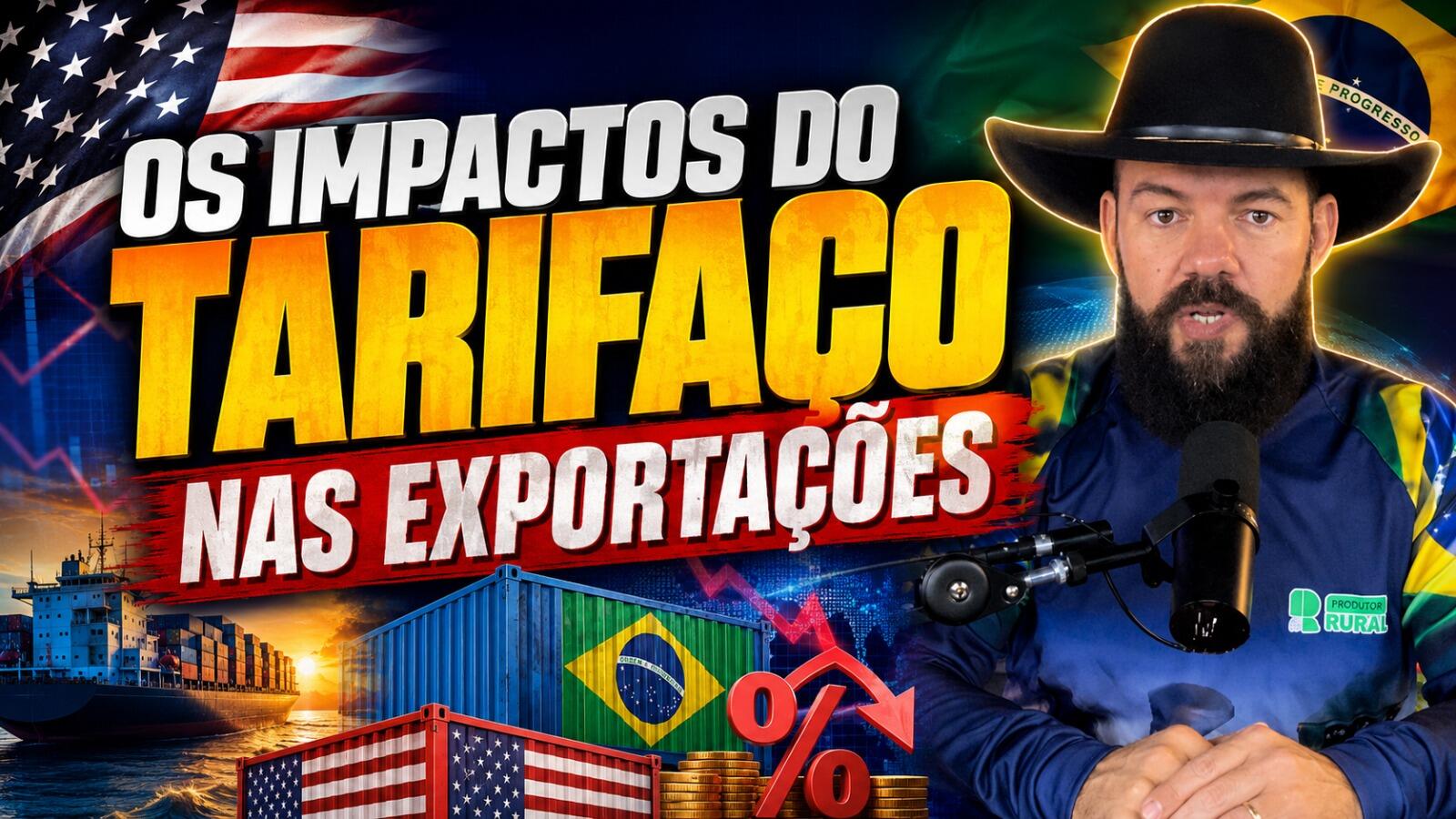 Os impactos do tarifaço nas exportações