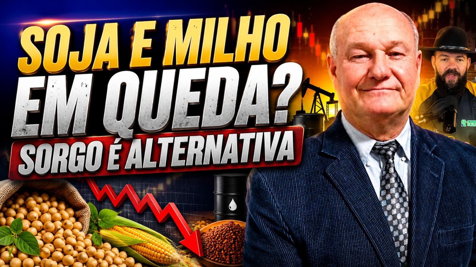 Soja e milho em queda? Sorgo é alternativa.