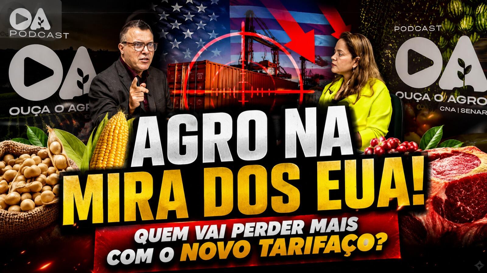AGRO NA MIRA DOS EUA! Quem VAI PERDER Mais com o Novo Tarifaço?