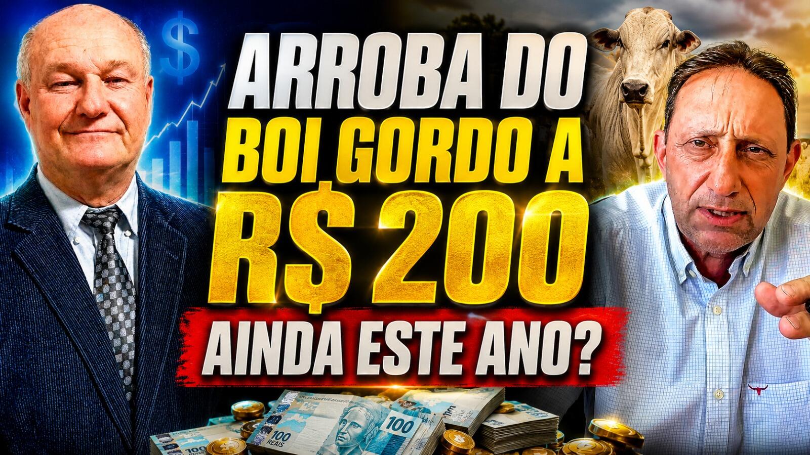 Arroba do Boi Gordo a R$ 200 ainda este ano?