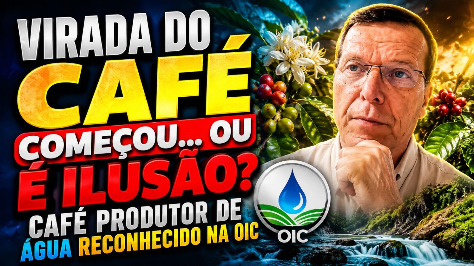 Virada do Café Começou... Ou é Ilusão? Café Produtor de Água reconhecido na OIC