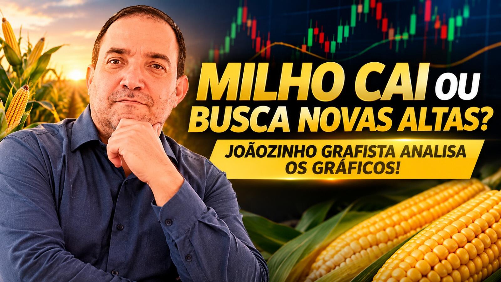 Milho Cai ou Busca Novas Altas? Joãozinho Grafista Analisa os Gráficos!
