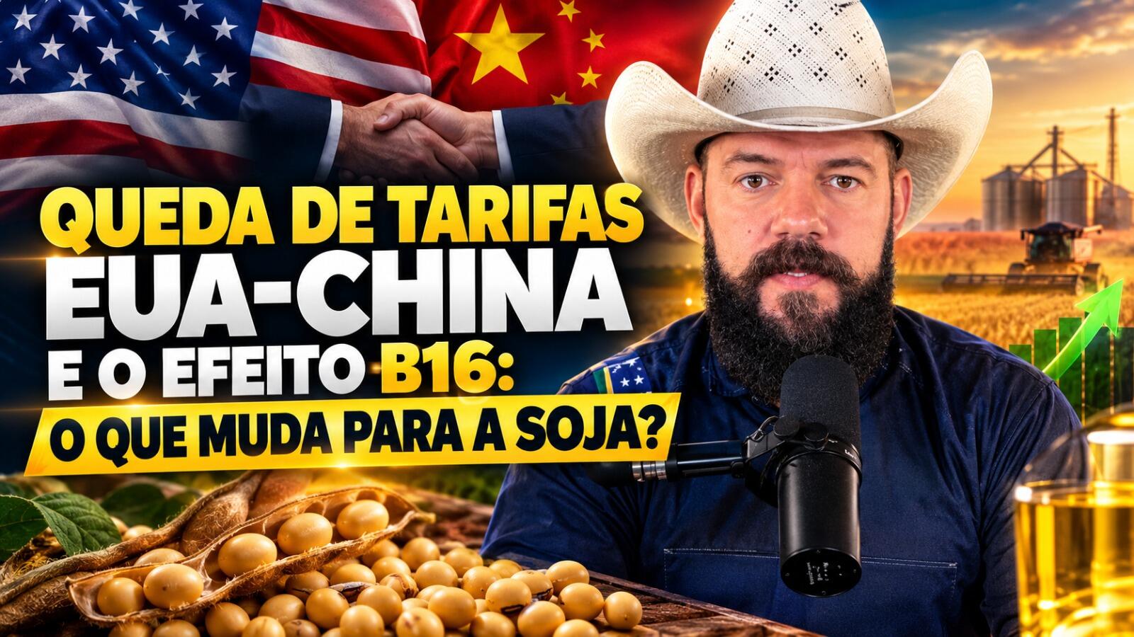 Queda de Tarifas EUA-China e o Efeito B16: O Que Muda para A Soja?