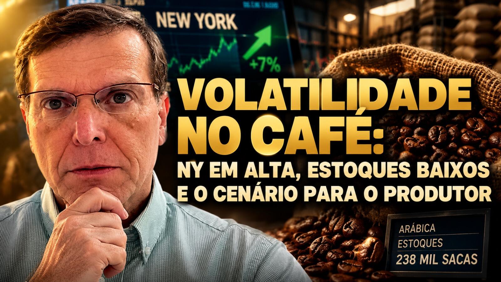 Volatilidade no Café: NY em Alta, Estoques Baixos e o Cenário para o Produtor – HAROLDO BONFÁ